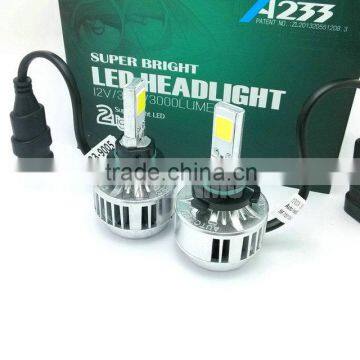 32W 2800LM HB3 cob led car headlight , 9005 headlight ,12V car headlamps CE ROHS