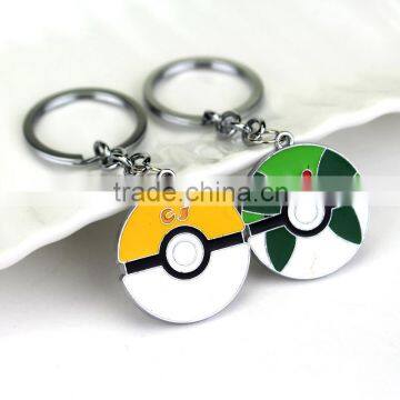 2016 New Metal Mini pokemon good luck key chain