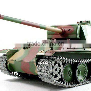 3879-1 1:16 German Panther G Type Metal Airsoft RC Battle Tank RTR w/ Smoke, Sound