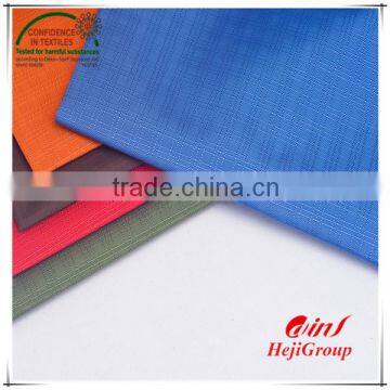 Breathable Waterproof pvc/pu coated 100% polyester fabric/ribstop oxford fabric for shoes