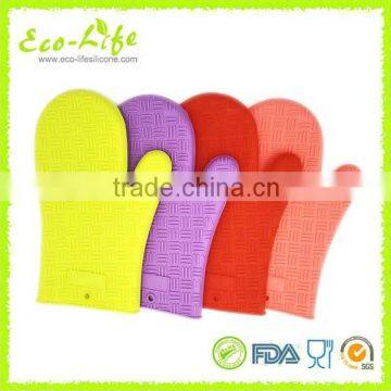 Heat Resistant BBQ and Cooking Silicone oven Mitts Gloves