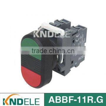 dual electrical push button switch silver contacts ABBF-11R