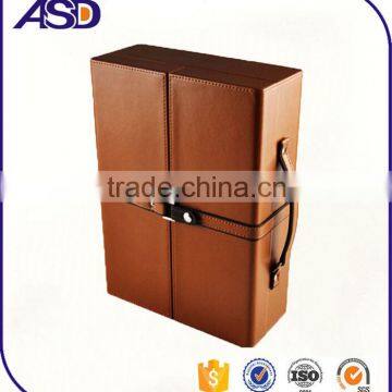 Popular Custom Design Leather Wine Gift Boxes/wine Packaging Box