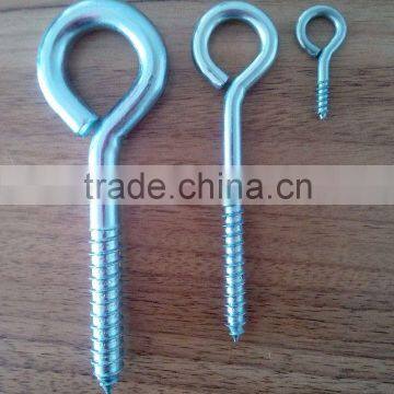 zinc plated closed decorate eye wood screw rigging hardware