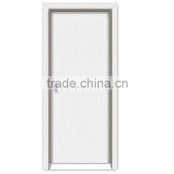 Elegant white PVC materials interior flush doors