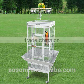 Pawhut Metal Garden Aviary Cage for Parrot Bird