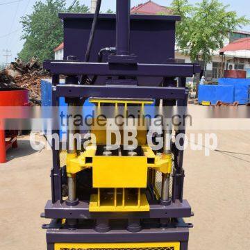 2016 new double capacity lego interlock clay brick making machine