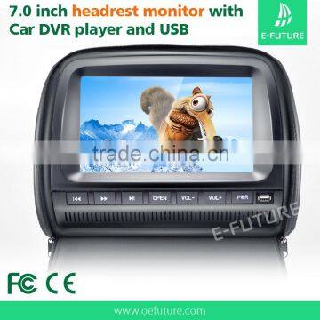 7"inch Touch screen headrest monitor,DVD play,MP3 MP4 play