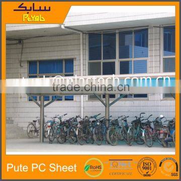 Multi Wall Polycarbonate Bronze/clear Panel Polycarbonate Dome Bike Awning photo-3