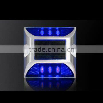 Solar Powered Self-luminous Road Safety Path Stair Flashing Blue Light photo-2