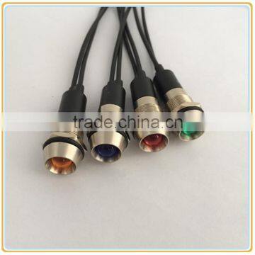 12mm panel mounting hole LED elevator indicator with wire leading