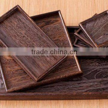 Large Sets of Small Trays,rectangle Burn Wood Tray,small Square Tray photo-6