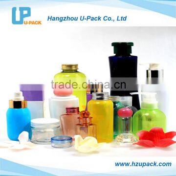 PET bottles for body lotion or shower gel stange form series
