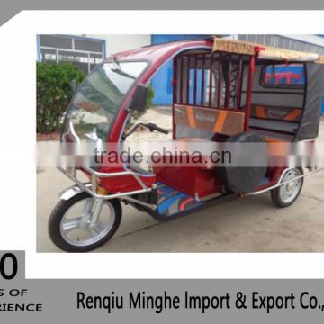 popular in bangladesh red color borac brand rechargeable battery electric tricycle rickshaw direct from china factory