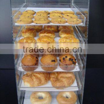 Clear Acrylic Supermarket Display Product for Cake