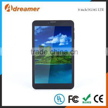 Multi function information acquisition configuration android 8 inch touch screen 4g tablet pc