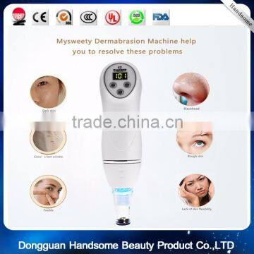 2016 Vacuum Suction Diamond Dermabrasion Pore Cleaner Face Lifing Portable Beauty Kit