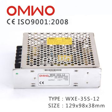 35W Single output switching power supply WXE-35