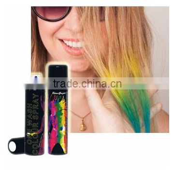 Temporary and Fashionable hair spray color ONE WASH Hair Color Spray with washable.