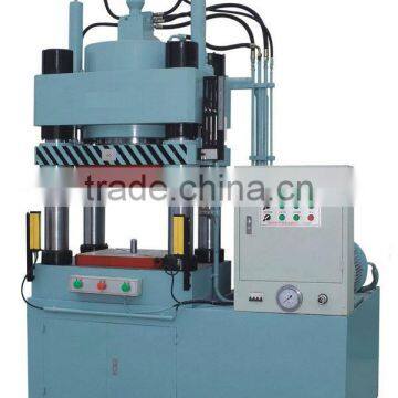 Double action hydraulic press machine for deep drawing