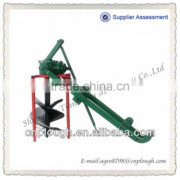 Tree planting machine post hole digger