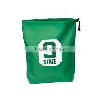 cheapest promotional non woven drawstring bag /washing bag 001/190t bag