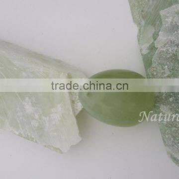 3/set Polished Jade Eggs Woman Vaginal Exercise Kegel Eggs Yoni Jade Eggs With Drilled Hole