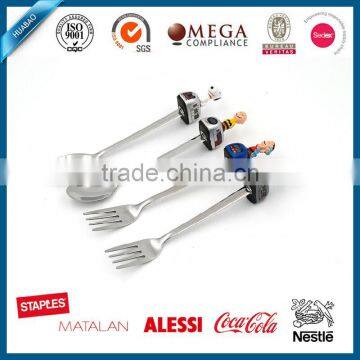 Puppet Poly Head Decorated Unique Product Factory Manufacture Custom Design OEM Craft Polyresin Cutlery