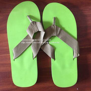 SEDEX factory customized  EVA PE soft  flip flops  beach sandals