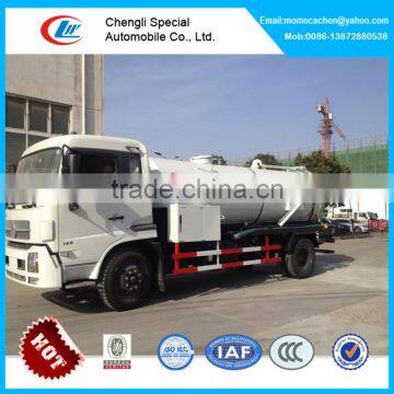 High pressure water and suction truck,high pressure vacuum suction truck 10cbm for sale