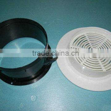 ABS Round Ceiling Adjustable Diffuser With Connector photo-2