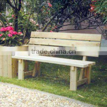 wooden garden bench