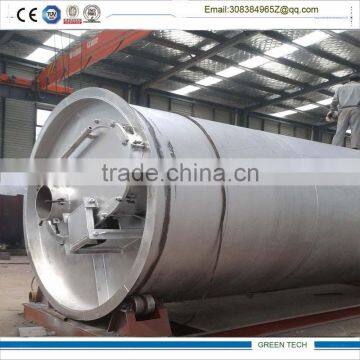 Environmental protection15ton tyre pyrolysis plant with up-dated dedust system