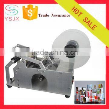 High speed semi auotmaitc round bottle stick labeling machine