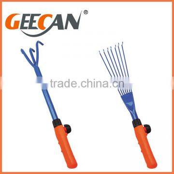 5Pcs/Set Mini Sharp Shovel Rake Plastic Handle Metal Head Plant Tool Set Reinforced Gardening Tools photo-6