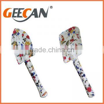 3pcs Garden Tool Set Including 2 Shovels,1 Fork With Floral Printing photo-2