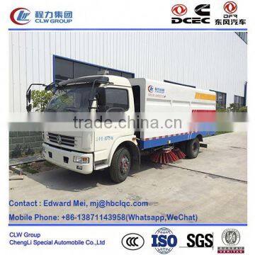 Dongfeng 4*2 type 120hp 6 ton road cleaning car