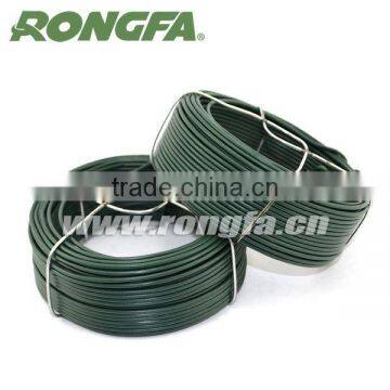 15m 20m 30m Garden Green Plastic Coated Iron Round Garden Wire photo-3