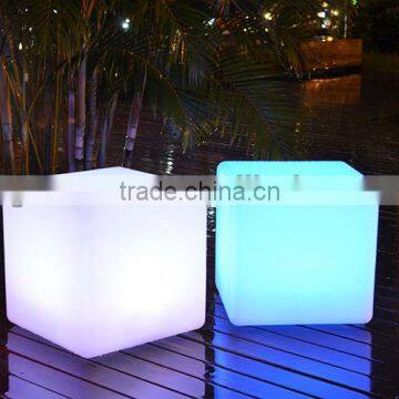 Remote Control Multi Color Change Plastic 3D RGB LED Cube Chair Bench photo-2