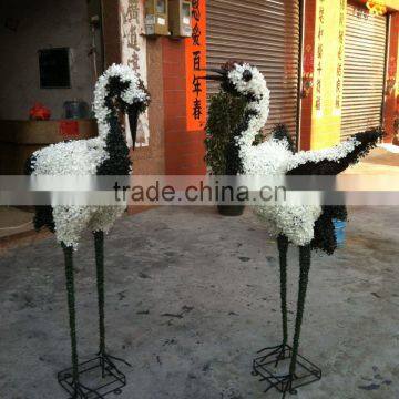 SJ100904 Guangzhou factory sale topiary animals/custom product grass animals