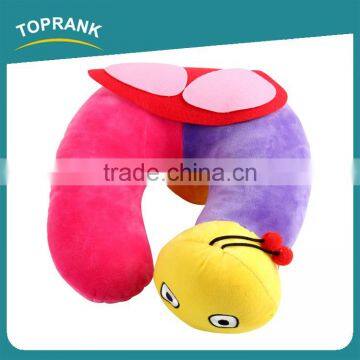 Toprank Wholesale Plush PP Cotton Animal Shaped Memory Foam Neck Pillow,Soft PP Cotton Cartoon U Shape Neck Pillow photo-4