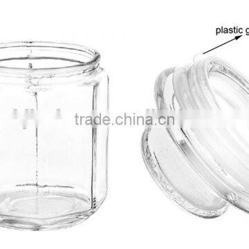 Small Colored Nice Glass Lid Glass Cookie Candy Jar for Wedding Gift photo-5