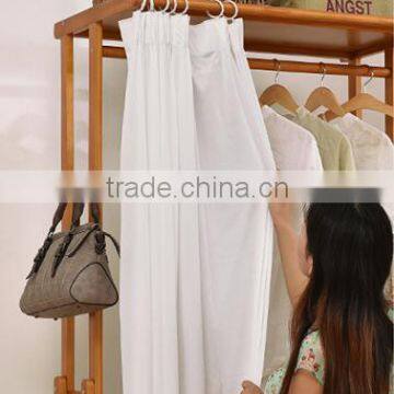 Cabinet Type Wooden Coat Hanger Wooden Clothes Rack for Bedroom photo-3