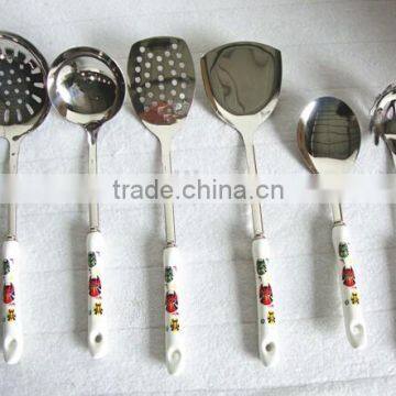 Dinnerware -Stainless Steel Ceramic Serving Spoons photo-2