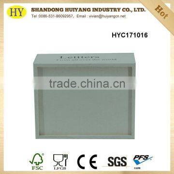 Wholesale Letter Storage Holder Small Wooden Boxes With Handle photo-2