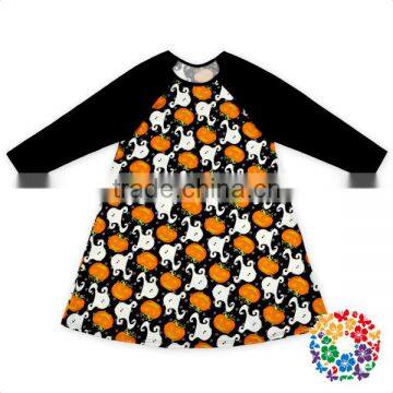 kids boutique clothing black raglan long sleeve girl dress