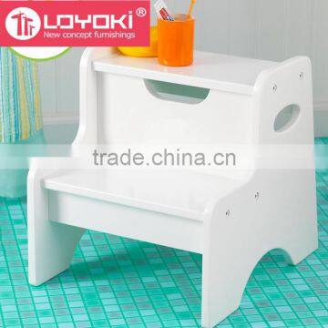 New Design Beech Wood Child Step Ladder Stool Foot Steep Wholesale photo-3
