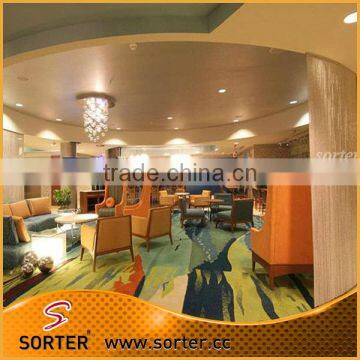 Yellow Color and Iron Material interior decoration