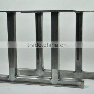 16 Inch Outdoor Garden Table Leg Metal Iron Double T Shape Bench Leg photo-3