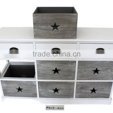 Furnitures of House Shabby Chic Furniture Antique Appearance Wooden Cabinet photo-2